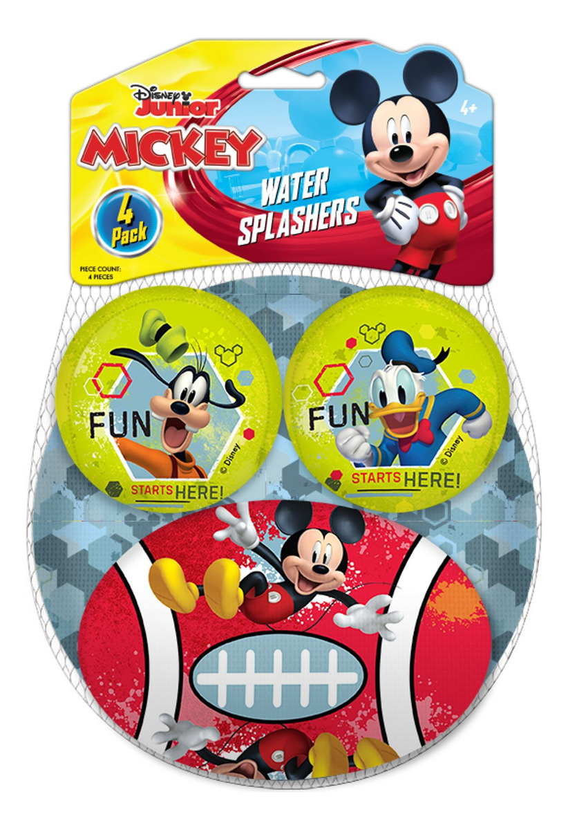 Set X3 Juego De Agua Disney Jaru Pelotas Y Disco Original Tx