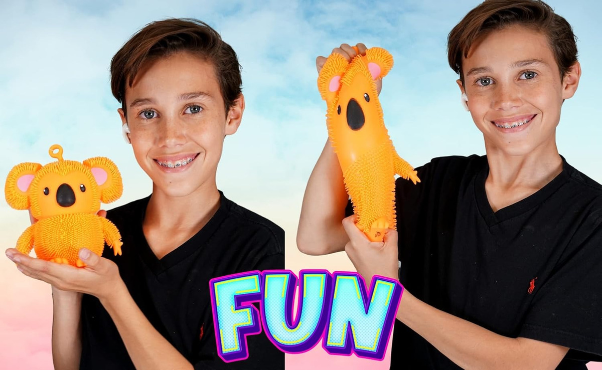 Goma Koala Ja-ru Coloridos Diviertete Estira Juega Niño Trex