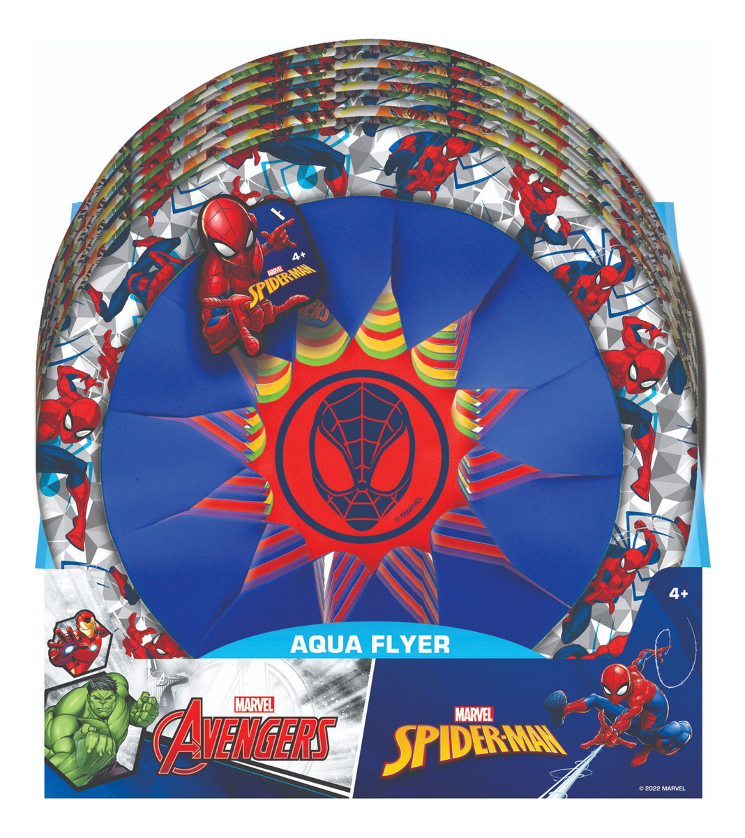 Frisbee Platillo Marvel Ja-ru Juego Iron Man Hulk Spider Man
