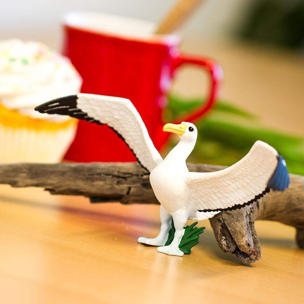 Figura Albatros Gigante Ave Marina Safari Muñeco Niño Trex