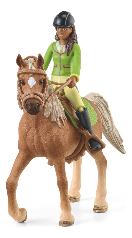 Set Figuras Horse Club Sarah & Myster Caballos Schleich Trex