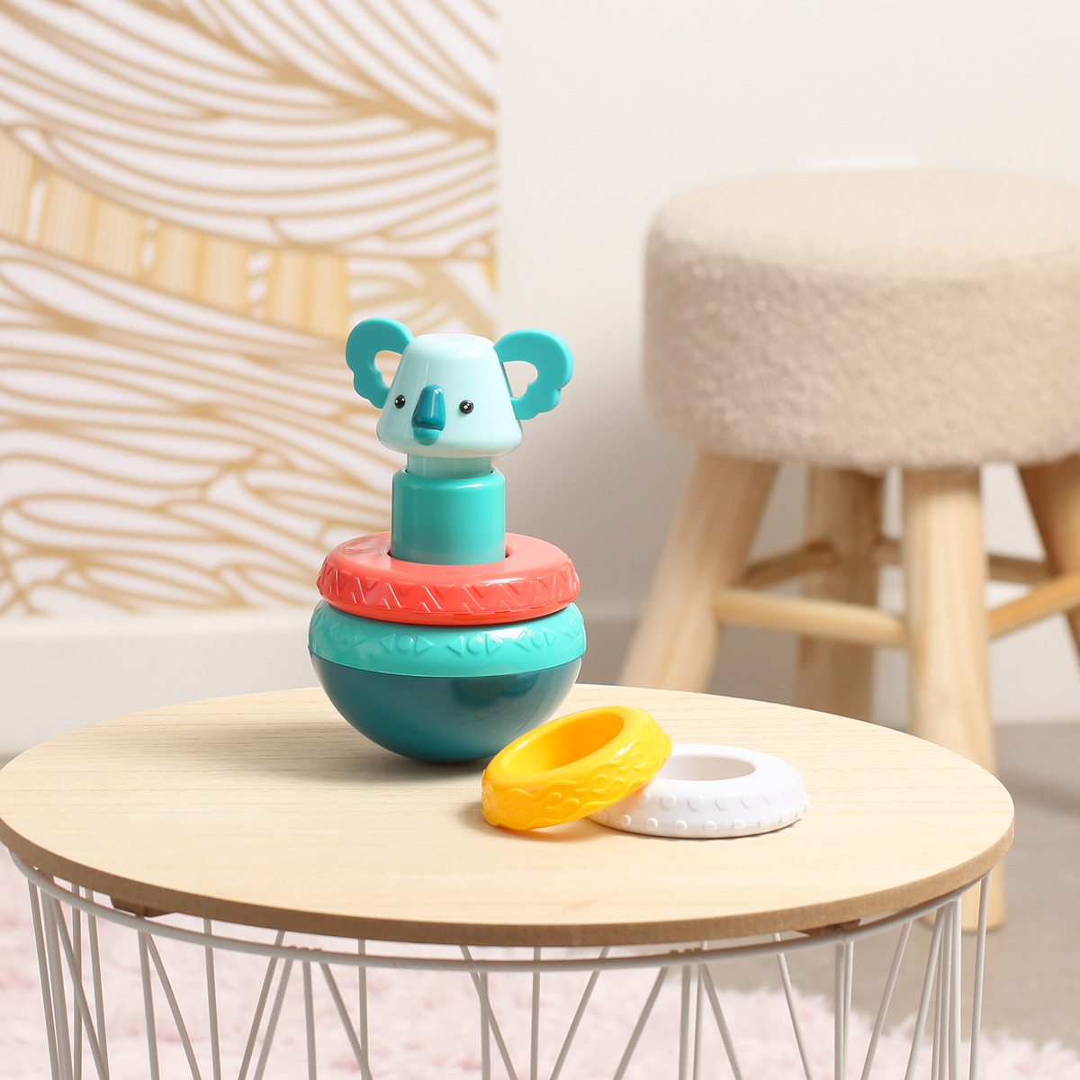 Piramide Culbuto Koala Bebe Eduativo Sensorial Ludi Trex