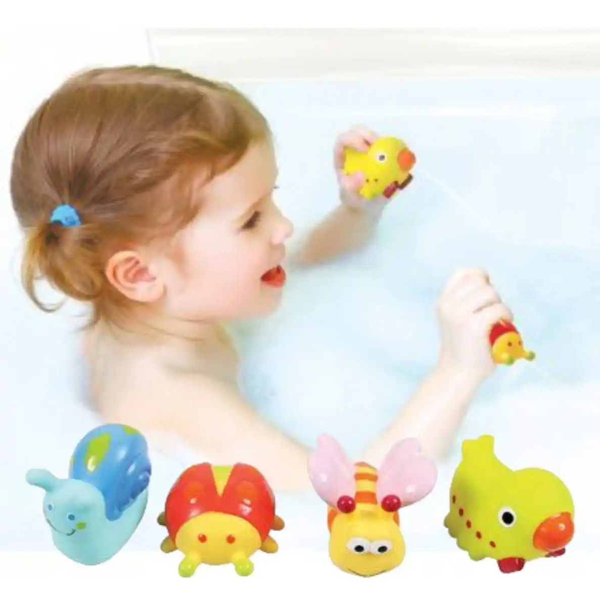 Juguete De Baño Animales Coloridos Ludi Para Bebes Trex