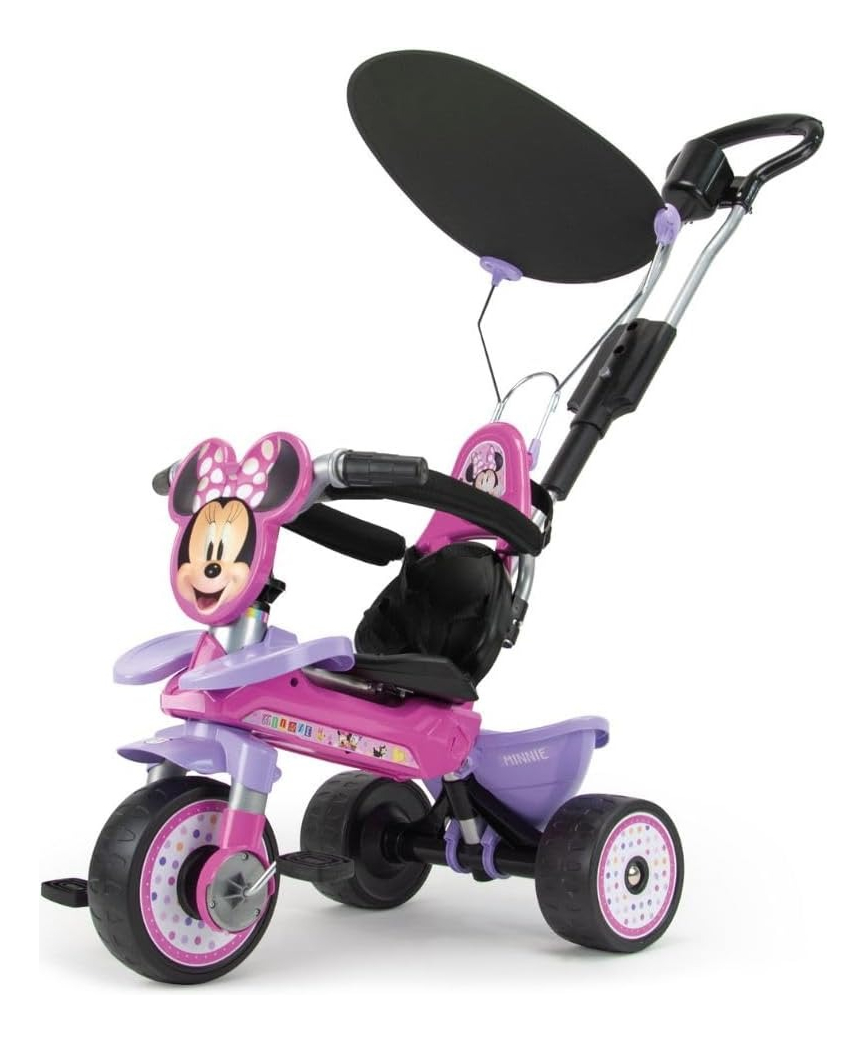Triciclo Cochecito Evolutivo Minnie Mouse Injusa Infantil Tx