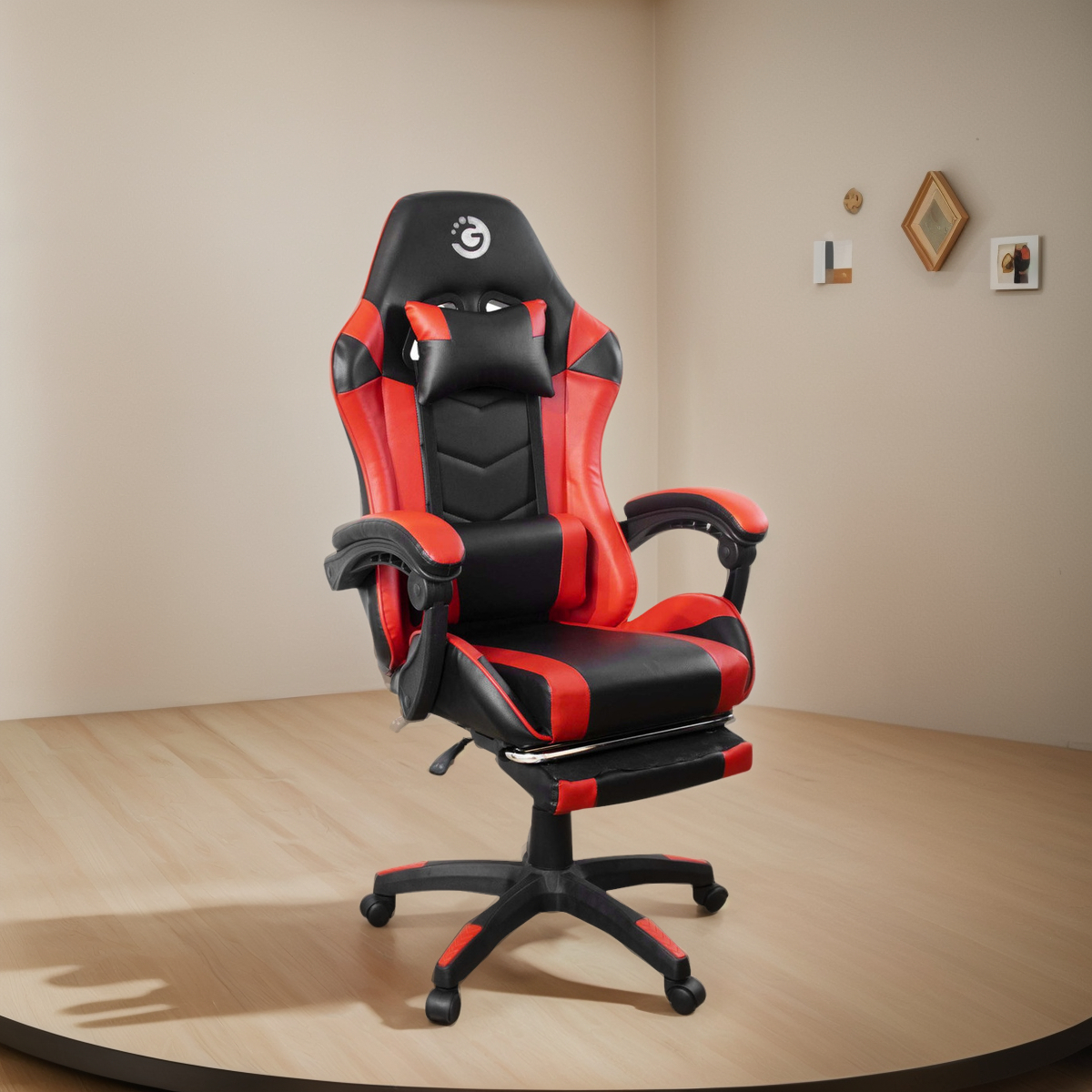 Silla Gamer Giratoria Goldtech Reclinable Posa Pies Gaming ®