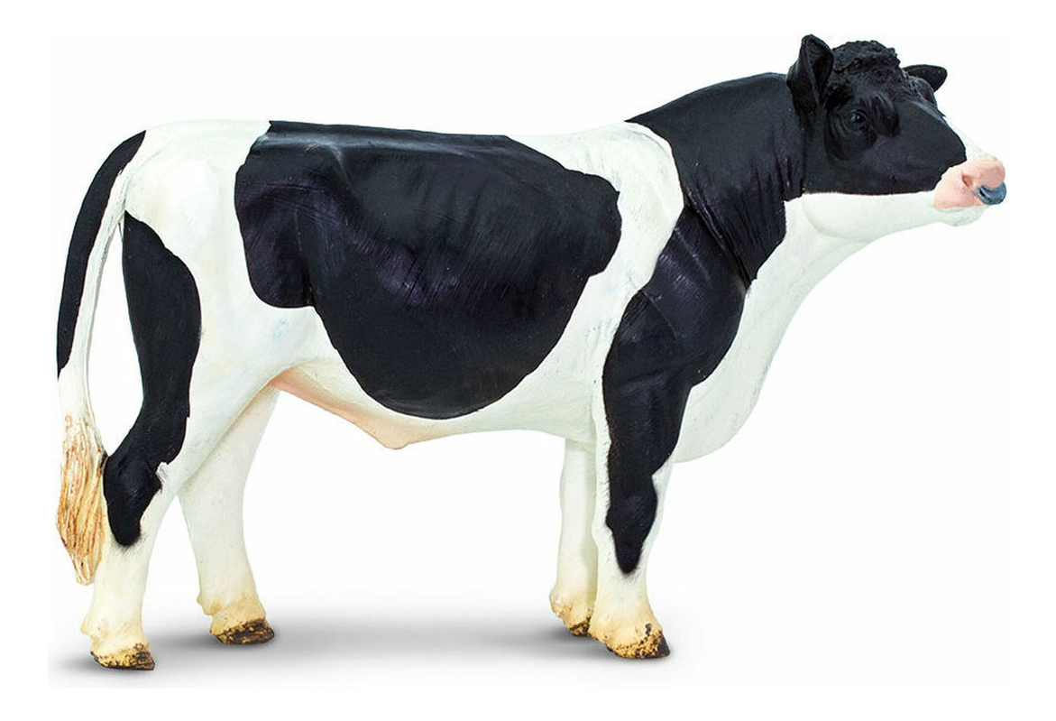 Toro Holstein Safari Muñeco Granja Figura Escala Animal Tx