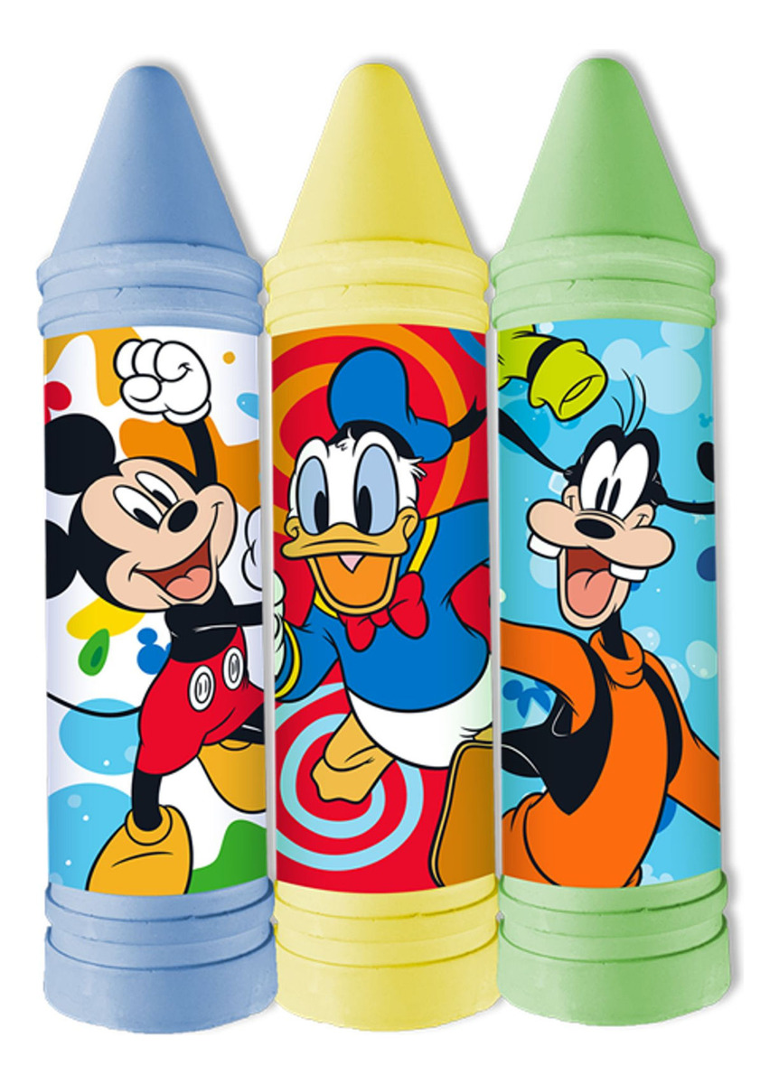 Set Tizas D Piso Gigantes Ja-ru X3 Disney Princesas Y Mickey