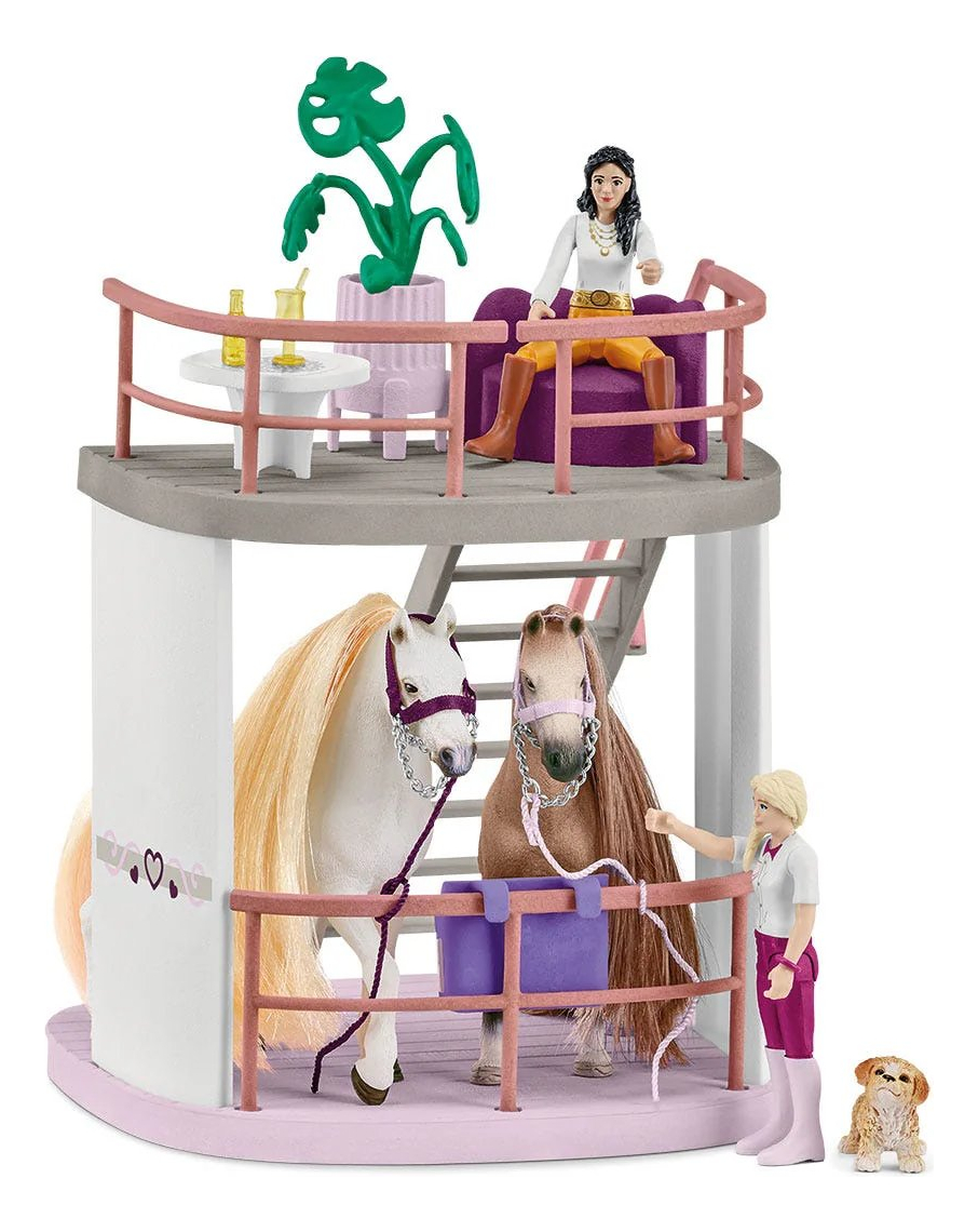 Salón Belleza Caballos Schleich Juguete Niño Diversion Tx