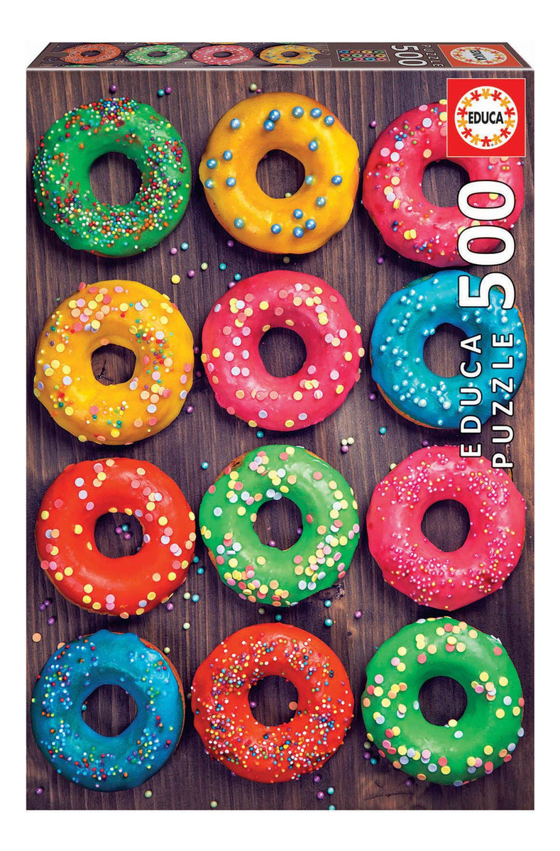 Puzzle Rompecabeza Educa Dona Doughnuts 500 Piezas Didactico