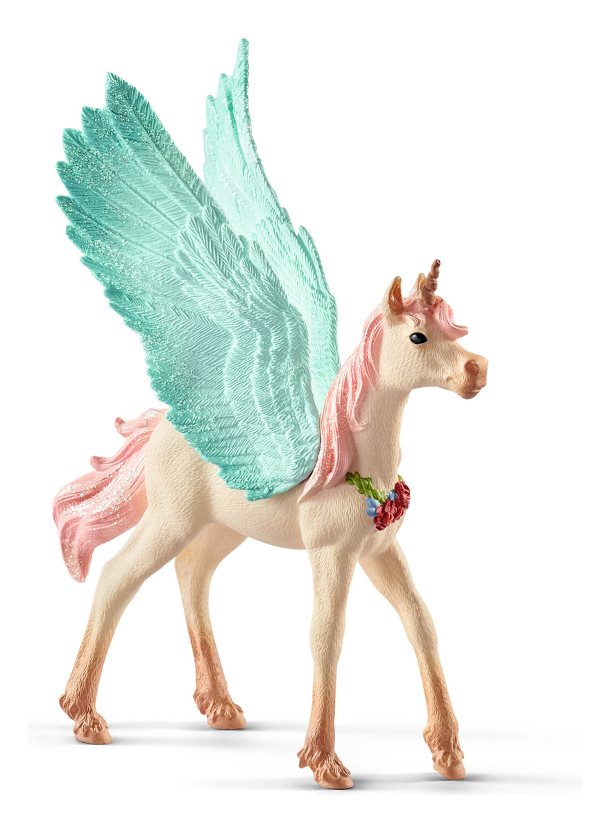 Figura Unicornio Pegasus Pegaso Decorativo Potro Schleich Tx