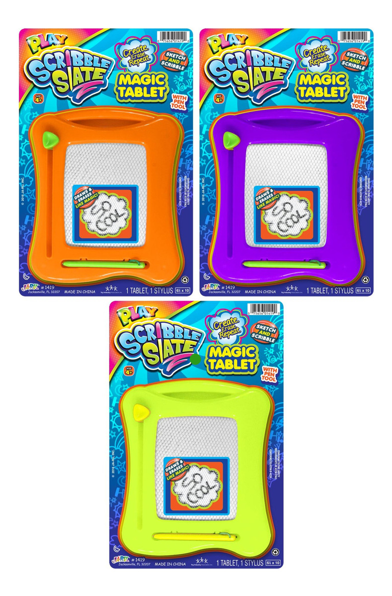 Pizarra Mágica Infantil Con Lapiz Tablet Ja Ru Colores Trex