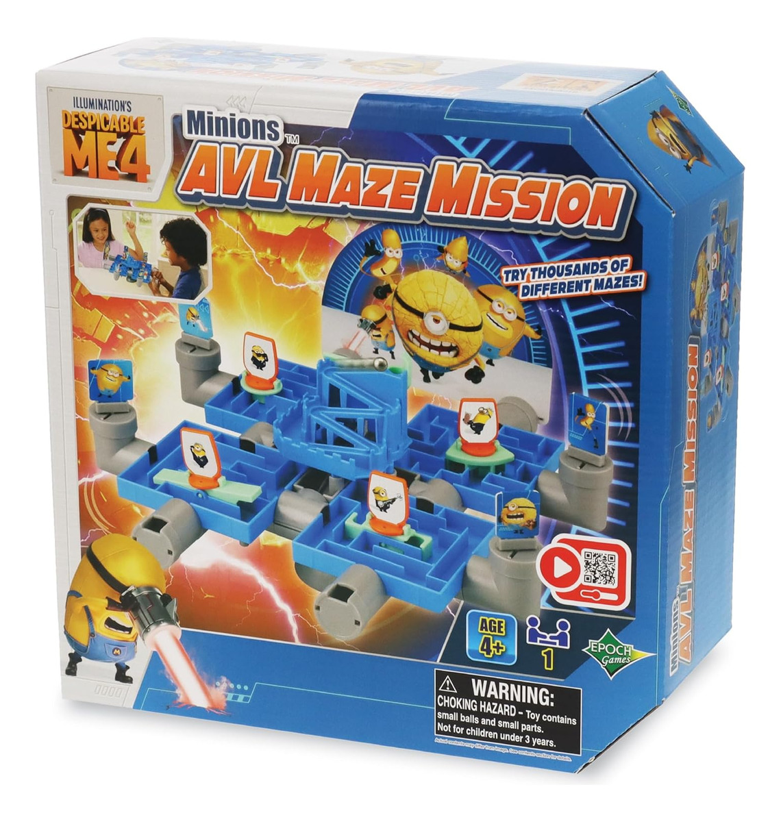 Minions Avl Maze Mission Laberinto Juego De Mesa Epoch Trex
