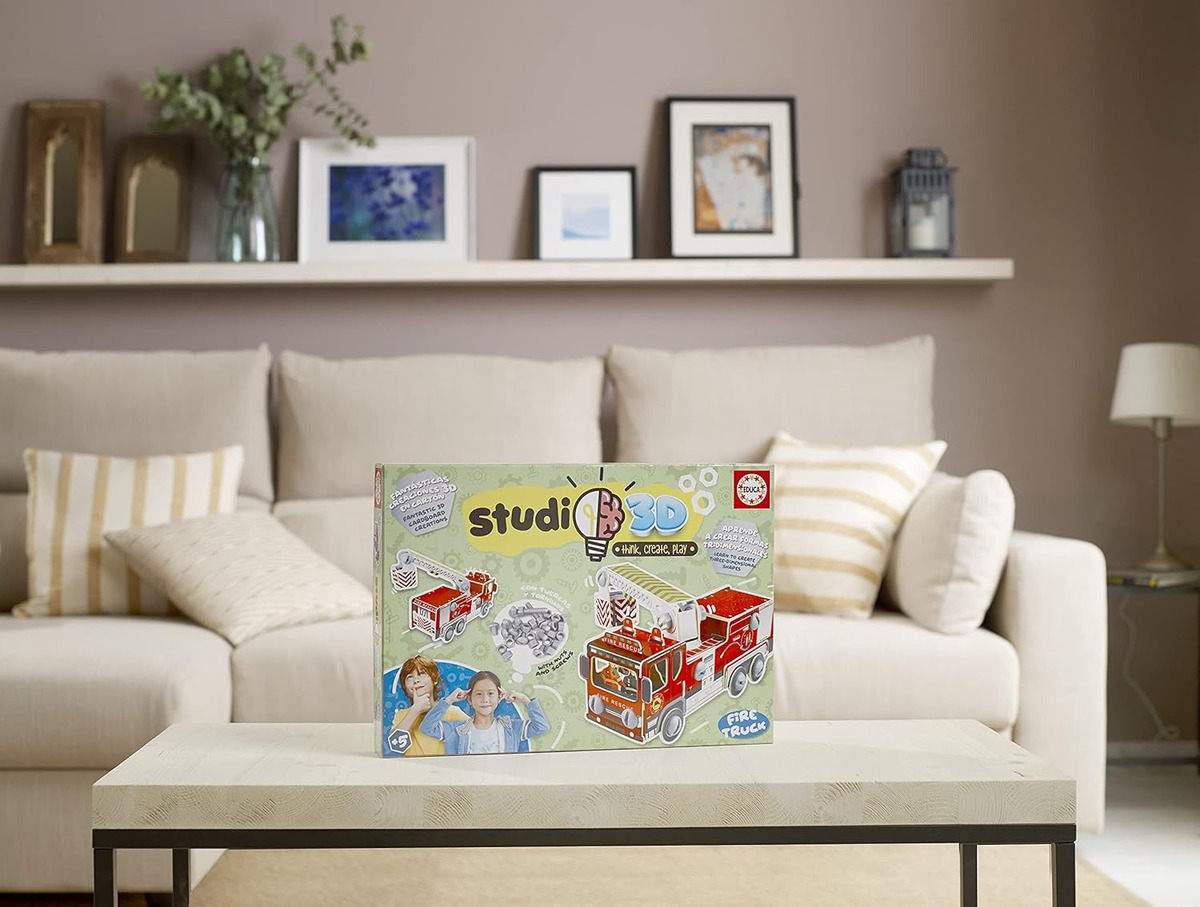 Puzzle Camion De Bomberos 3d Rompecabezas Educa Niños Trex