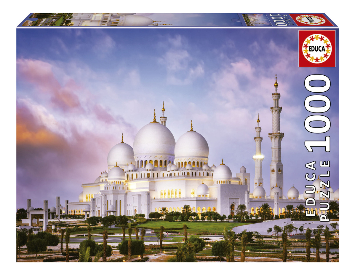 Rompecabezas Gran Mezquita Sheikh Zayed 1000 Piezas Educa Tx
