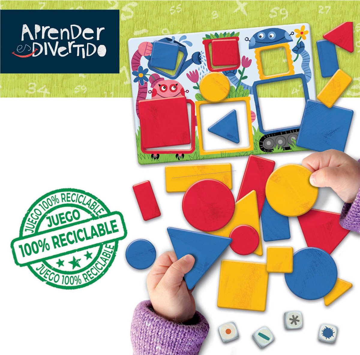 Puzzle Encastre Educativo Infantil Bloques Logicos Educa Tx
