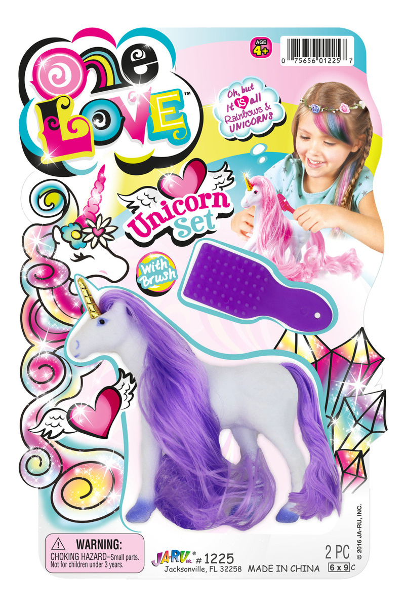 Pony Unicornio Ja Ru Pelo Largo Colores One Love Trex