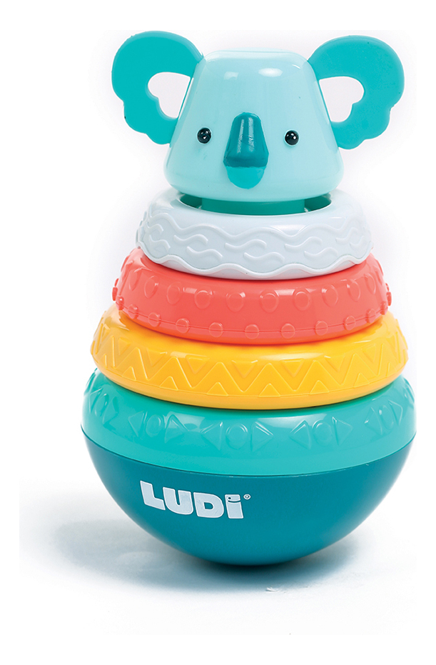 Piramide Culbuto Koala Bebe Eduativo Sensorial Ludi Trex