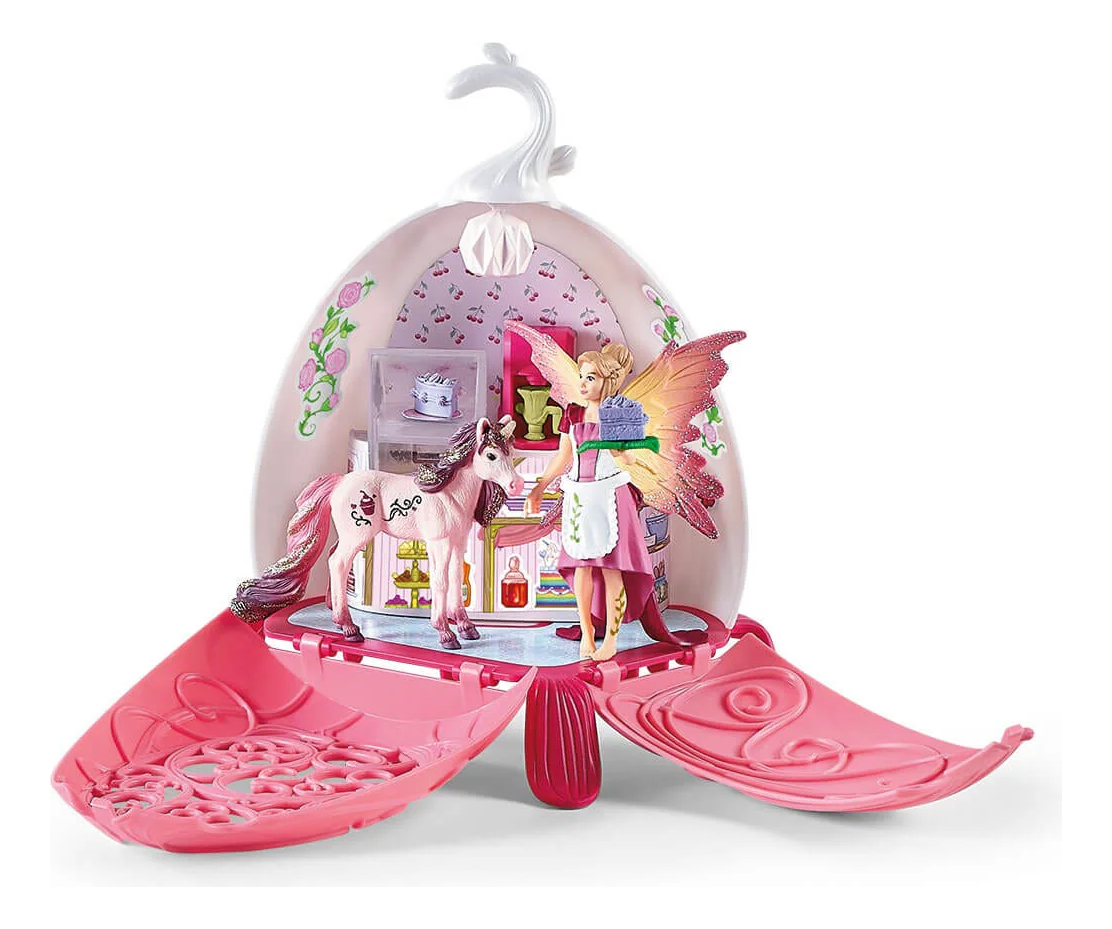 Figura Cafetería Hada Para Elfos Schleich Bayala Juego Trex