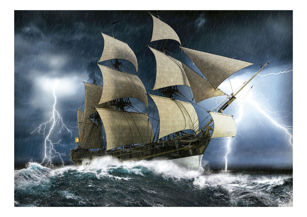 Puzzle Rompecabezas Tormenta Perfecta Barco 1000pcs Educa Tx