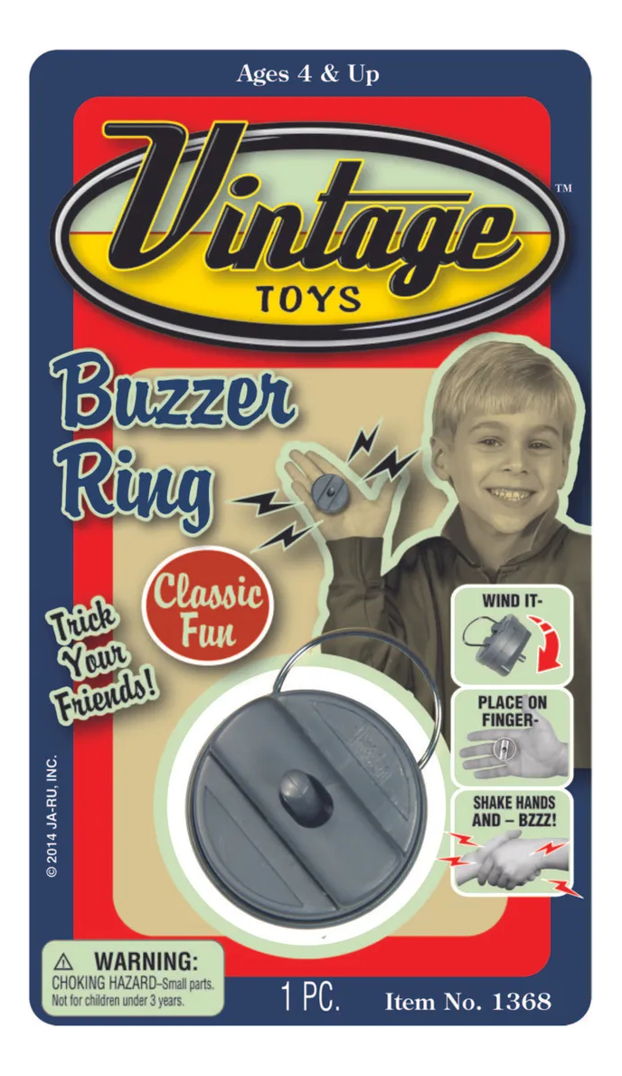 Juguete Broma Buzzer Ring Vibrador Mano Ja Ru Chasco Trex