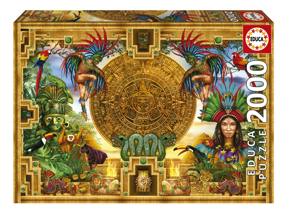 Puzzle Rompecabeza Montaje Azteca Maya 2000 Pcs Educa Trex