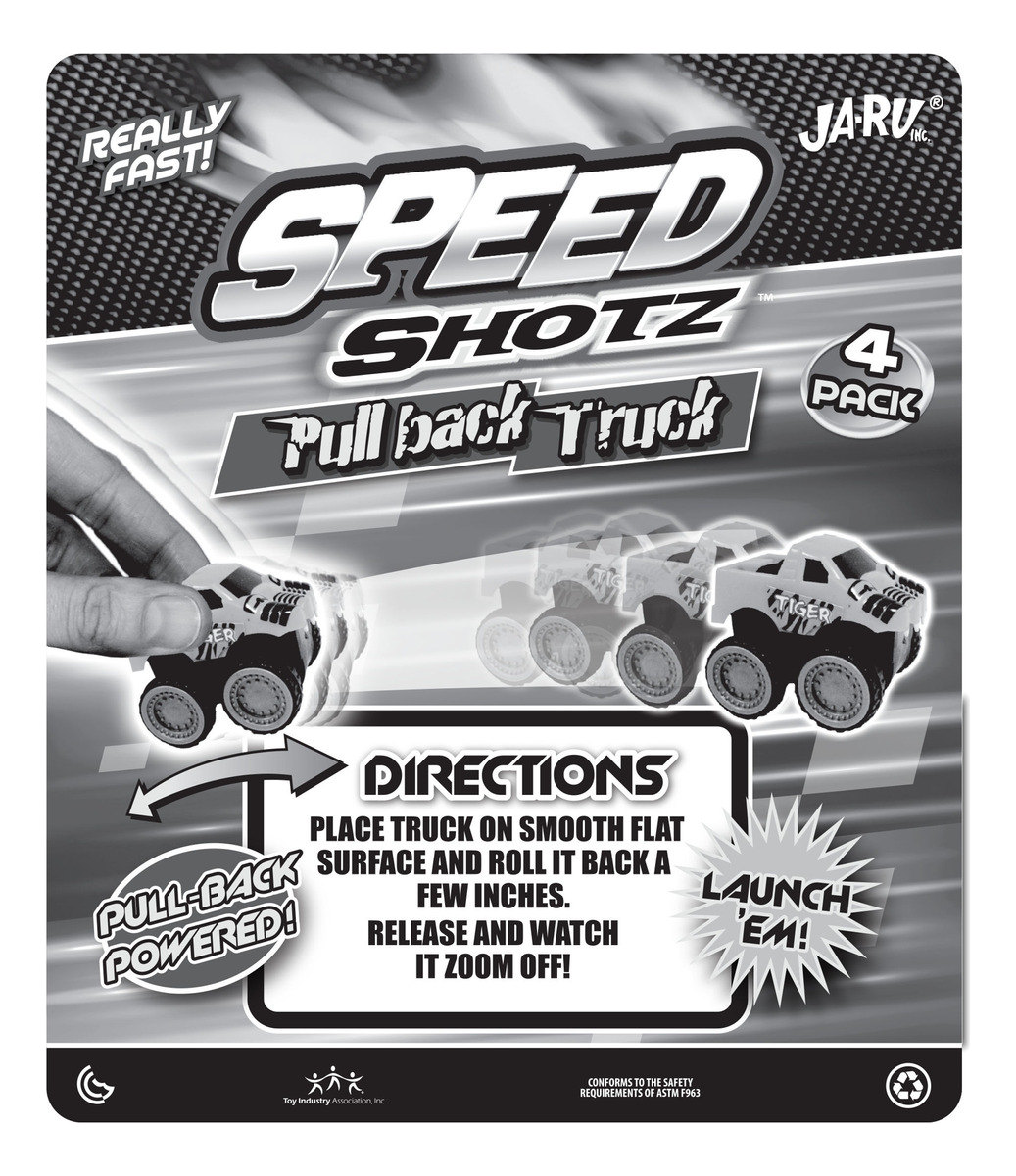 Pack X4 Autitos Auto Friccion Jaru Juguete Infantil Tipouno