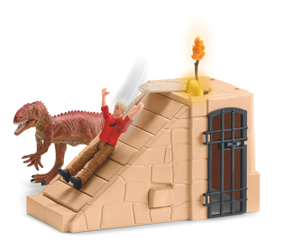 Mega Set Figuras Conquista Templo De Dinosaurios Schleich Tx