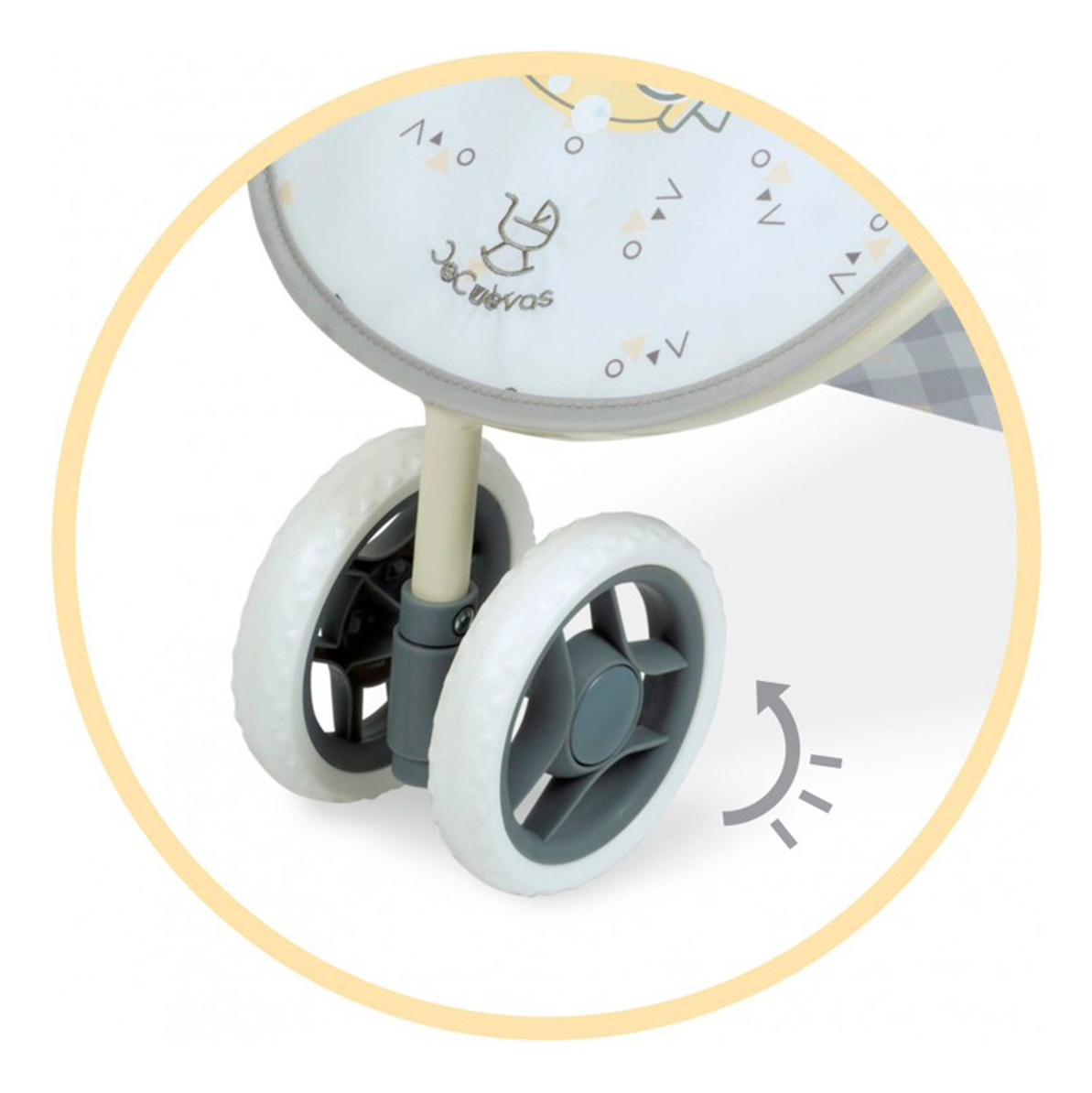 Coche Para Muñecas De Cuevas 3 Ruedas Pipo Juguete Bebe Tx