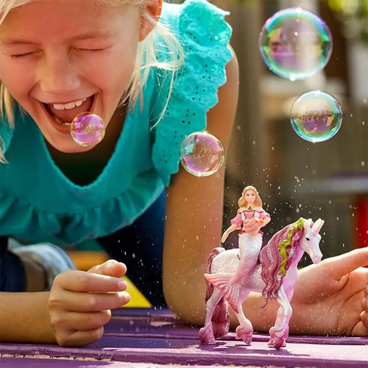 Figura Coleccionable Schleich Sirena Feya Bajo El Agua 70593