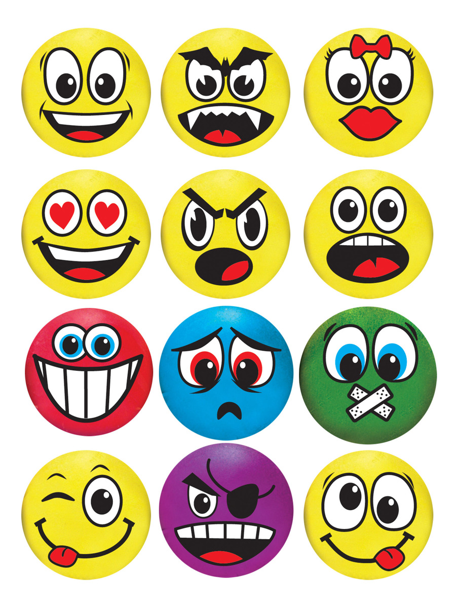 Pelotas Emojis Caras Sponce Balls Ja Ru Rebotan Calidad Trex