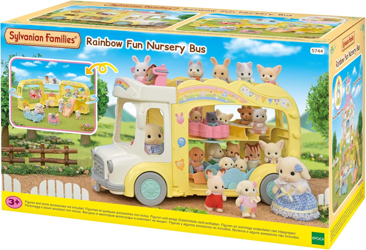 Autobús Guardería Escolar Sylvanian Families Ternuritos Trex