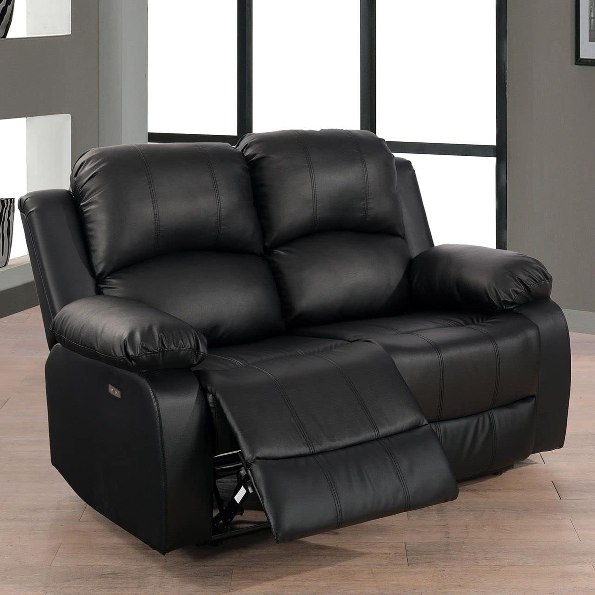 Sillón Reclinable 2 Cuerpos Masajeador Electrico Living Trex