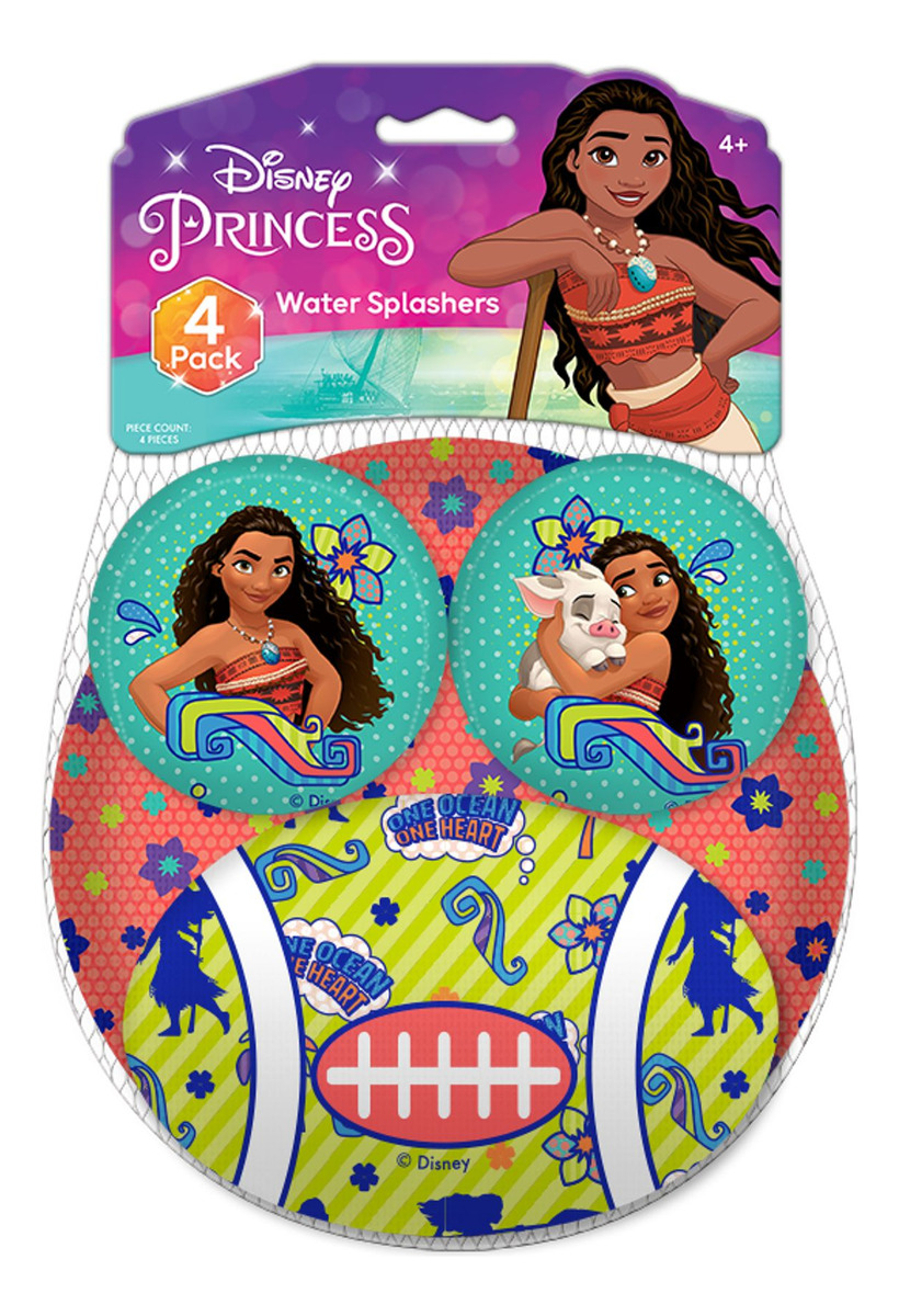 Set X3 Juego De Agua Disney Jaru Pelotas Y Disco Original Tx