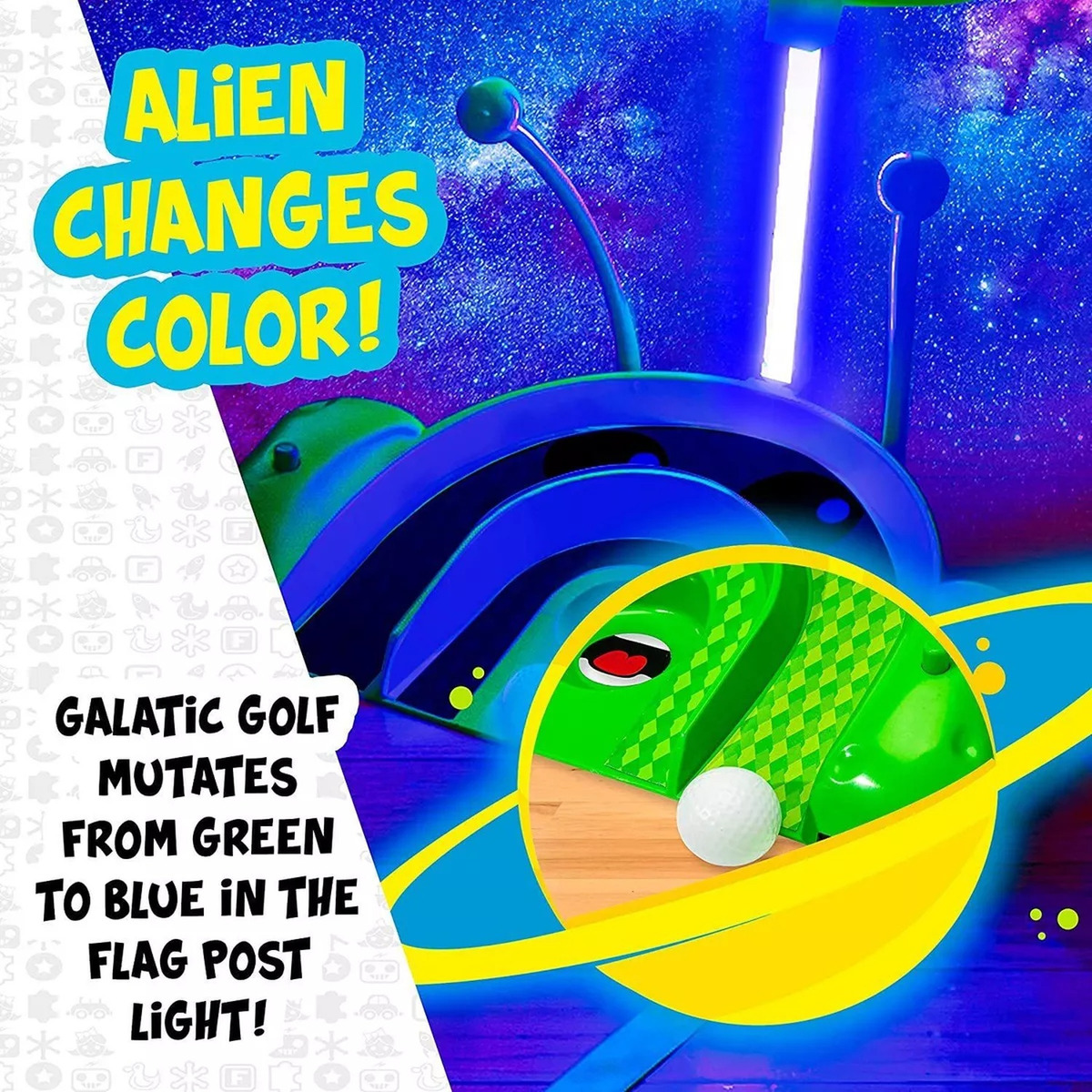 Juego Golf Galactico Infantil Franklin Deporte C/ Luz Trex