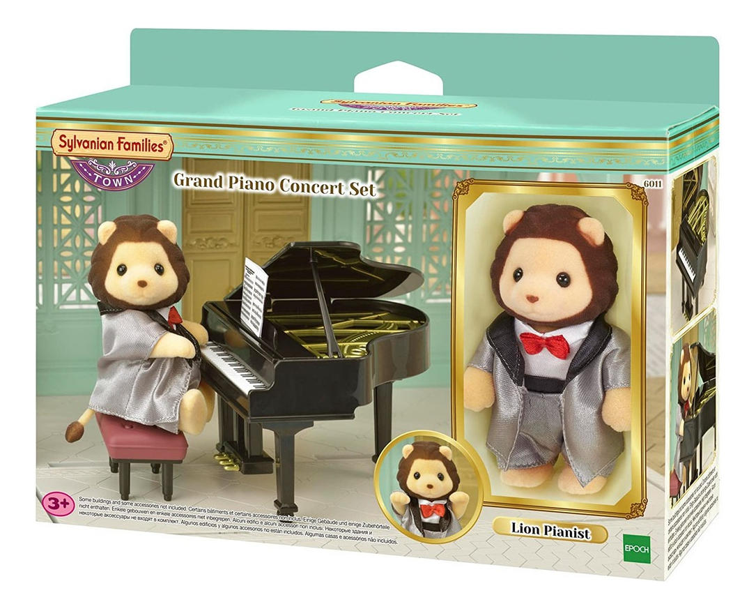 Sylvanian Families Set Cocierto De Piano + León Pianista Tx