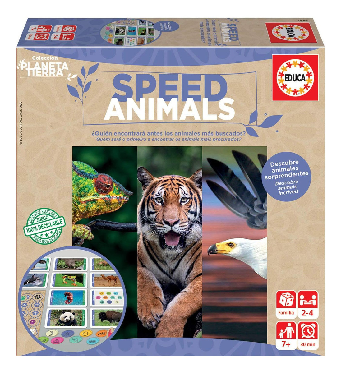 Juego Planeta Tierra Speed Animals Infantil Educa Trex