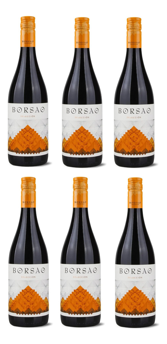 Vino X6 Tinto Seleccion Borsao 750 Ml Premuim Calidad Trex