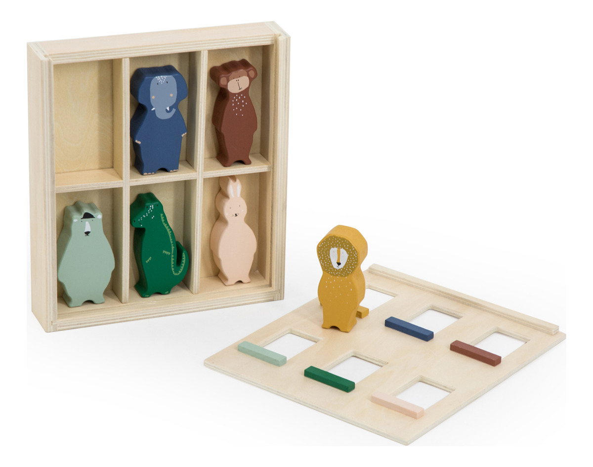 Juego Casa Madera Apartamentos Animales Trixie Infantil Trex