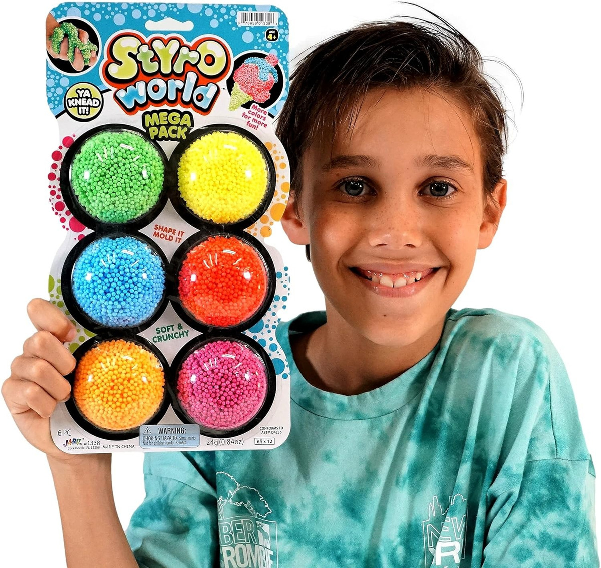 Masa Molde Bolitas Recreacion Mega Pack X6 Ja Ru Infantil Tx