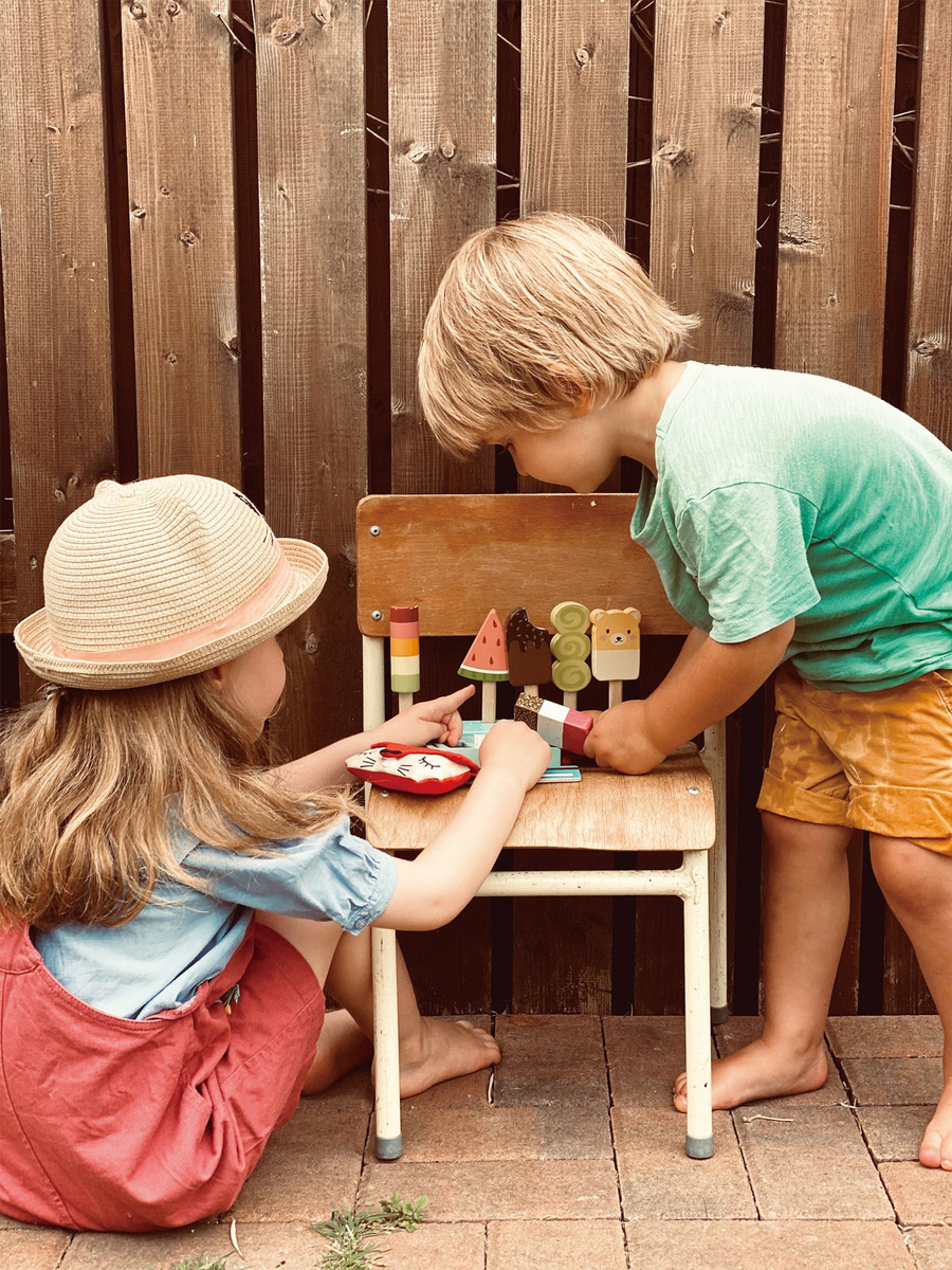 Tender Leaf Toys Supermercado Caja Registradora Juego Trex®