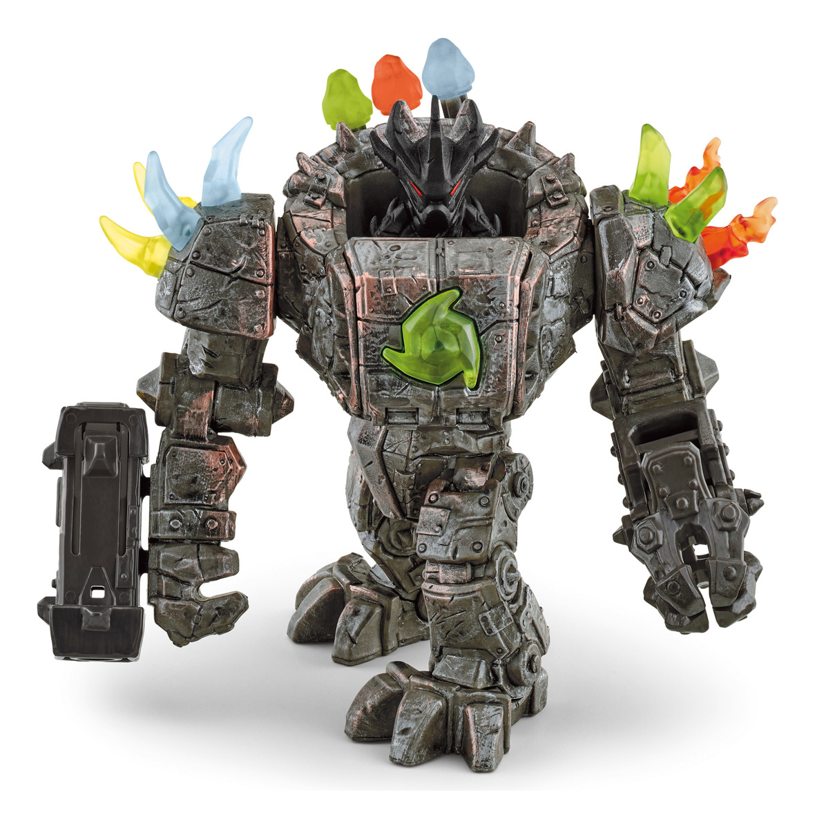 Figura Robot Maestro Con Criatura Schleich Eldrador Trex