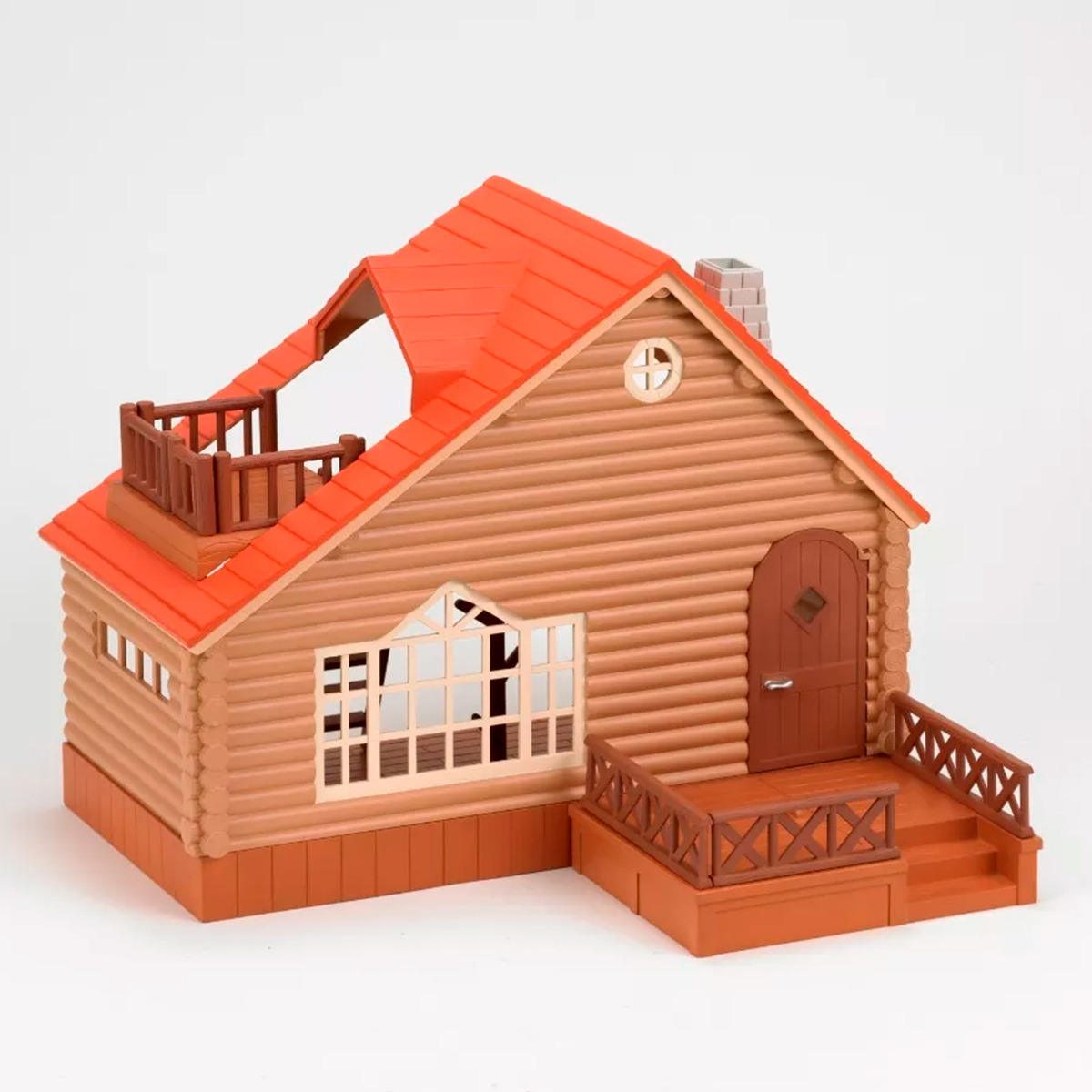 Sylvanian Families Cabaña Casa Troncos Muebles Accesorios Tx