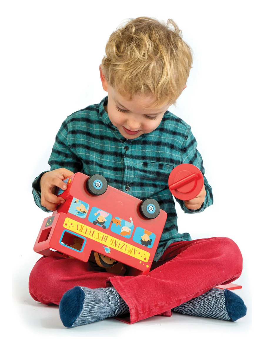 Tender Leaf Toys Taxi Animales Juego Infantil Madera Trex®
