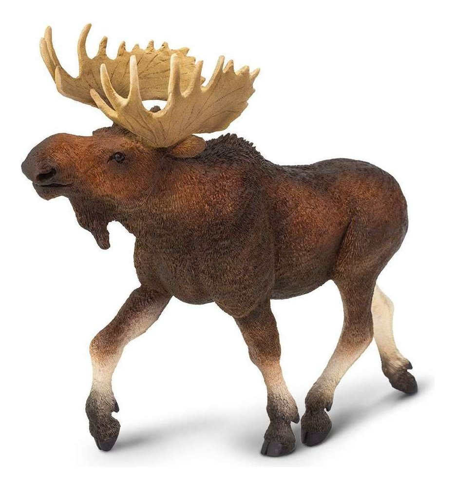 Alce Moose Safari Figura Colección Muñeco Realista Trex