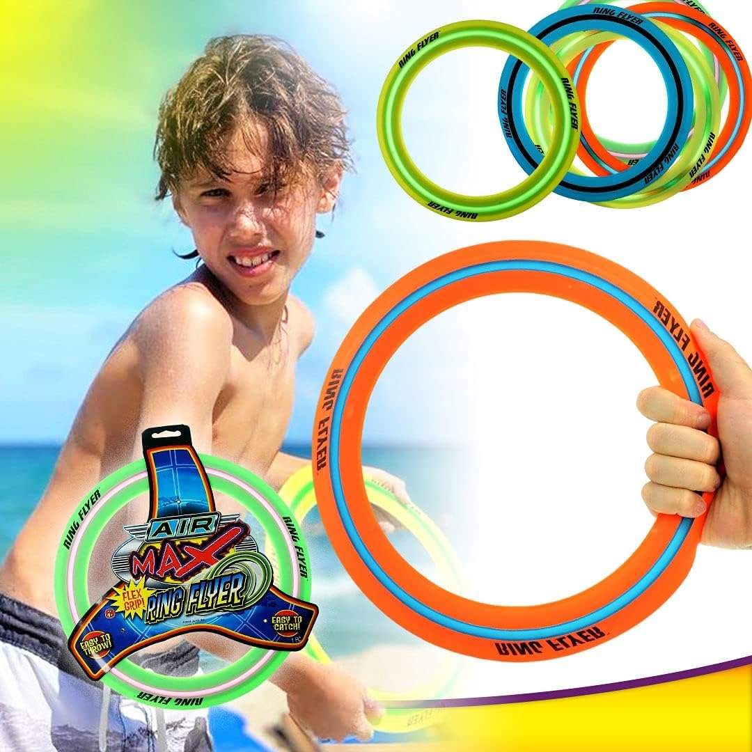 Juguete Aro Simil Platillo Volador Frisbee Flexible Ja Ru Tx