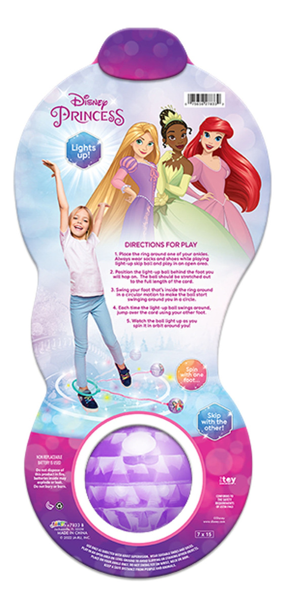Mete Pata Disney C/ Luz Led Pelota Saltarina Jaru Disney Tx
