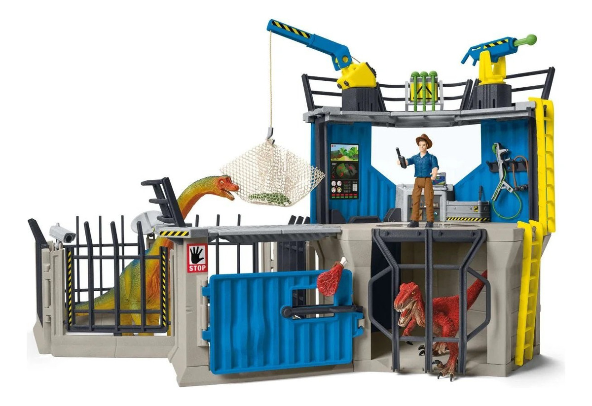 Estacion Investigacion Dinosaurio Schleich Juguete Niño Trex