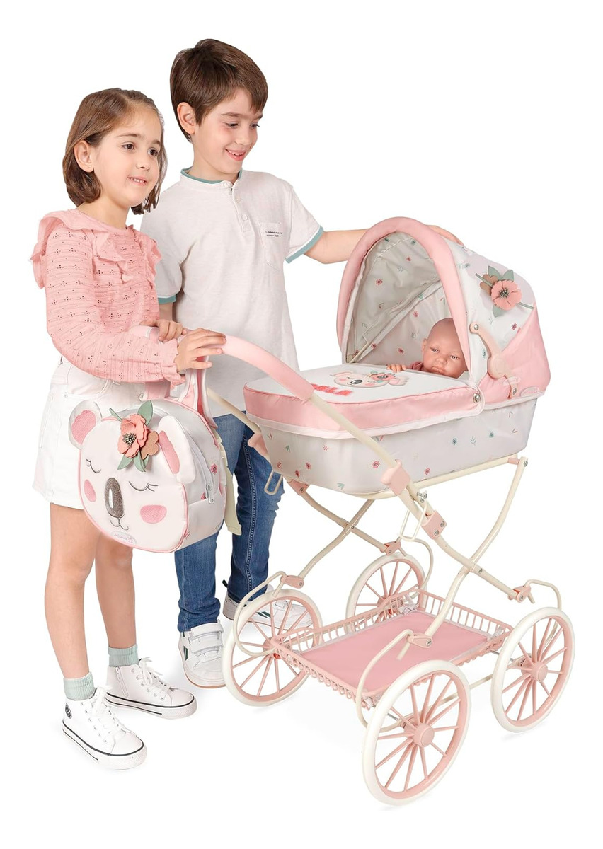 Carro Coche De Muñeca Plegable Koala Llorens Reborn Trex