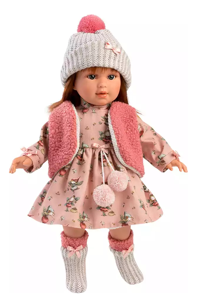 Muñeca Bebe Llorens Niña Sofia Pelirroja Juguete Infantil Tx