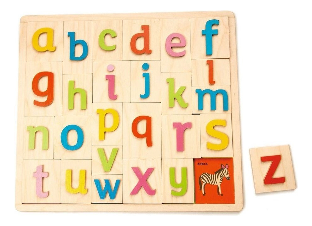 Juguete Alfabeto Educacional Tender Leaf Madera Infantil Tx®